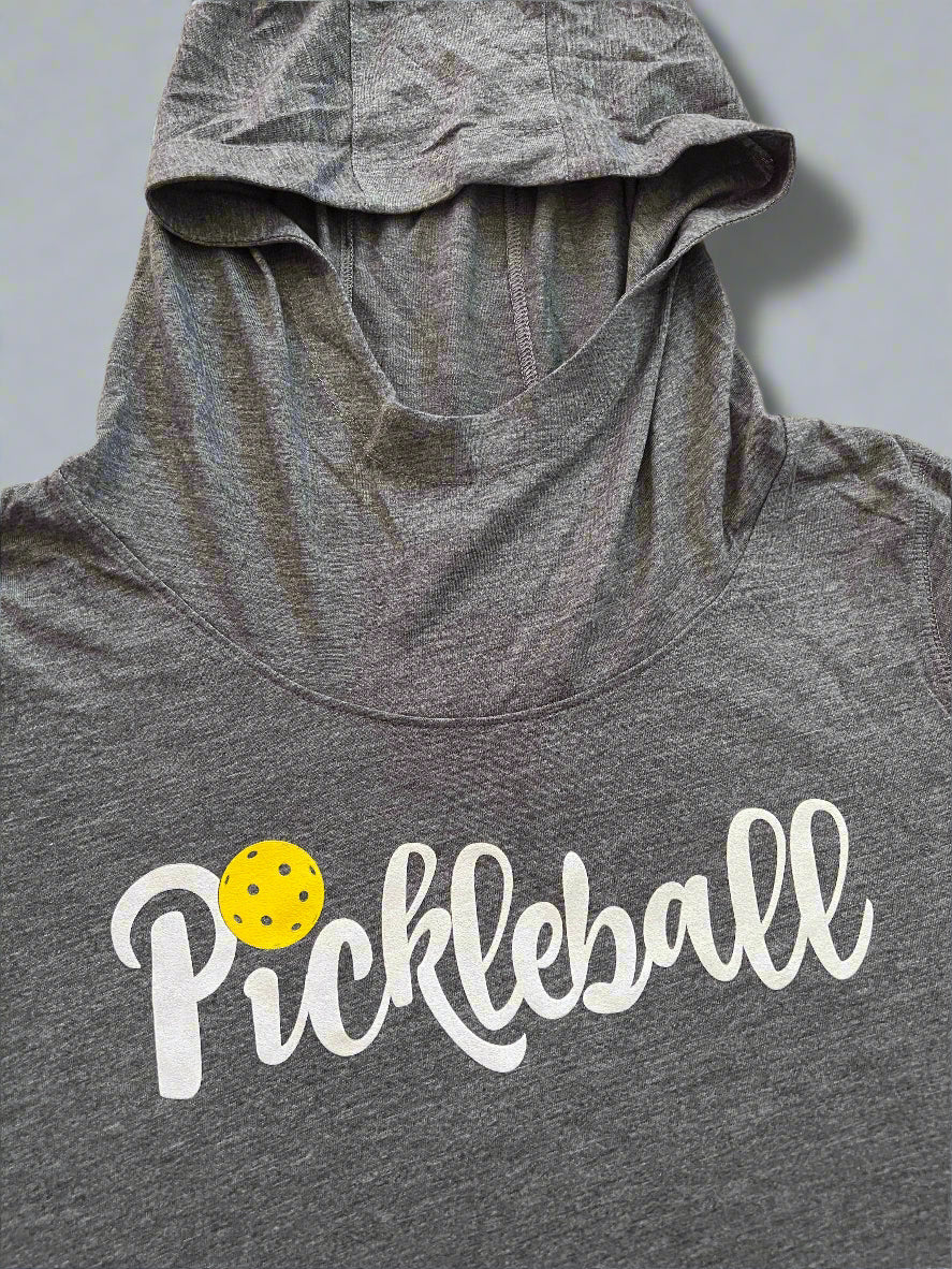 Pickleball Hooded Long Sleeve Shirt