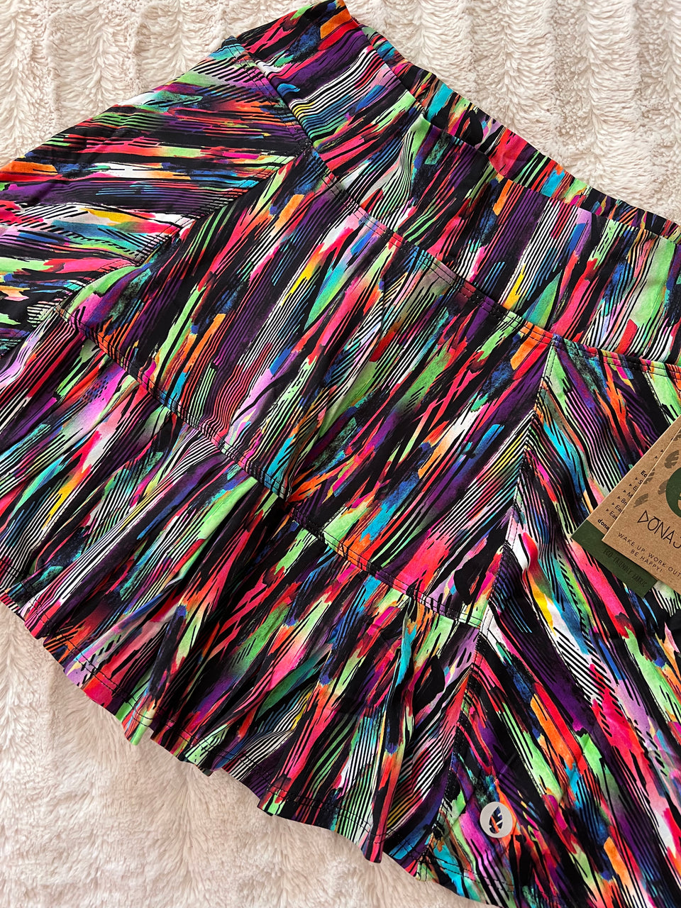 Dona Jo Feathers Flirty Skirt
